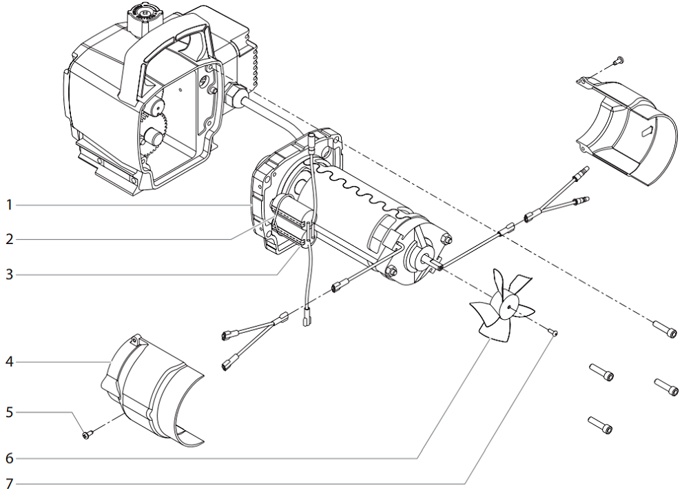 Impact 410 Motor Assembly